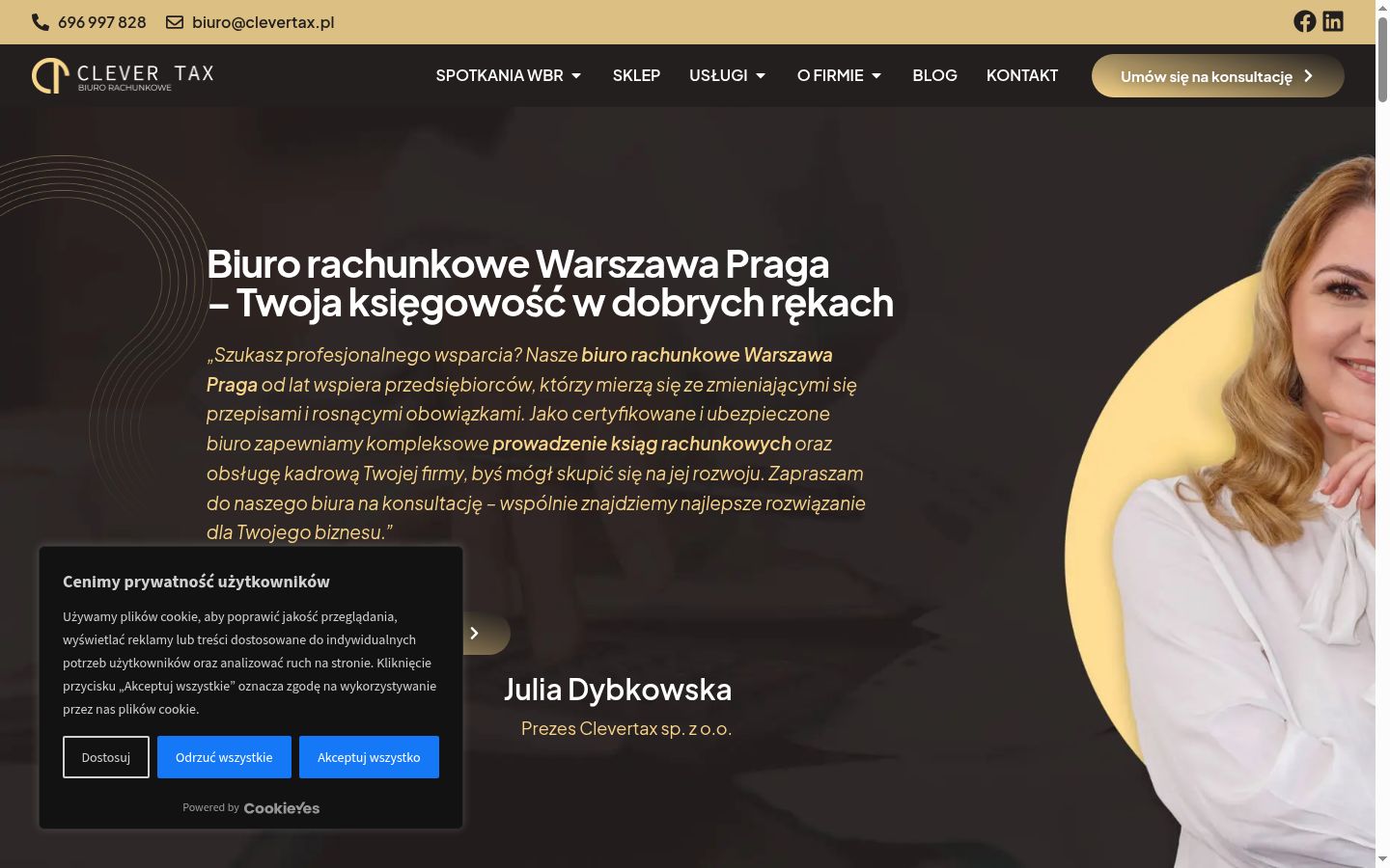 Sutikimo reklamjuostės, rodytos prieš bet kokią sąveiką, ekrano kopija