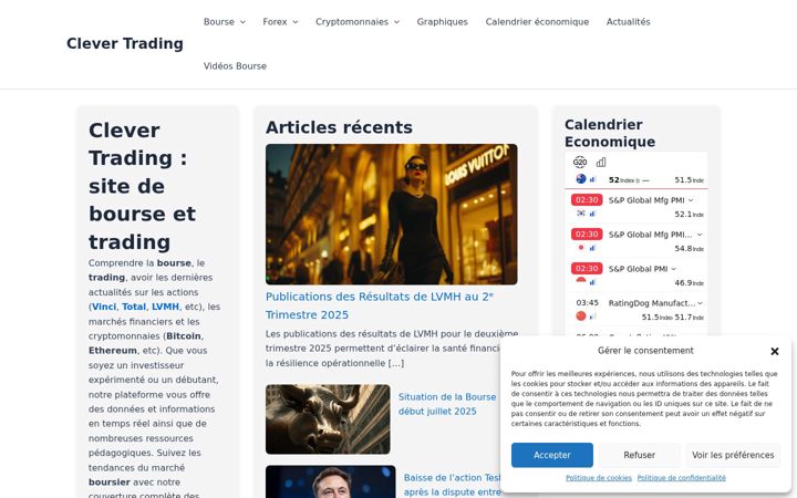 Screenshot ta' clevertrading.fr