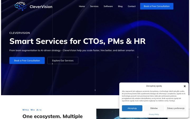 Screenshot di clevervision.it
