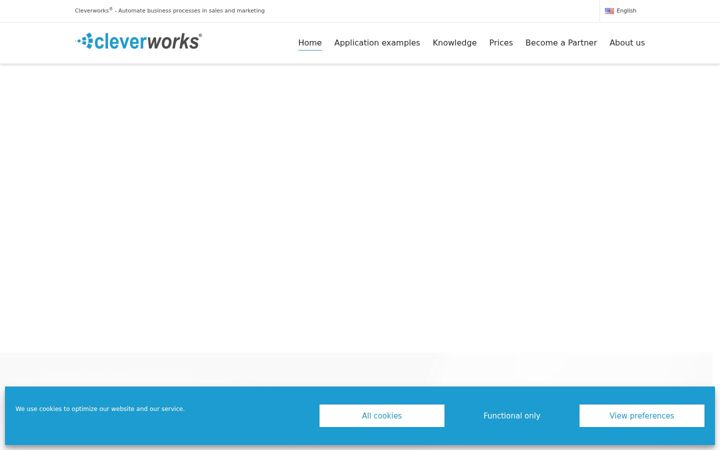 Screenshot of cleverworks.de