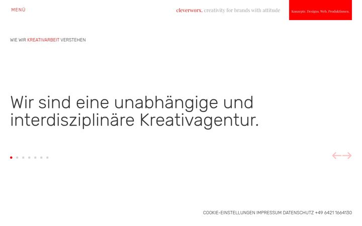 Screenshot of cleverworx.de