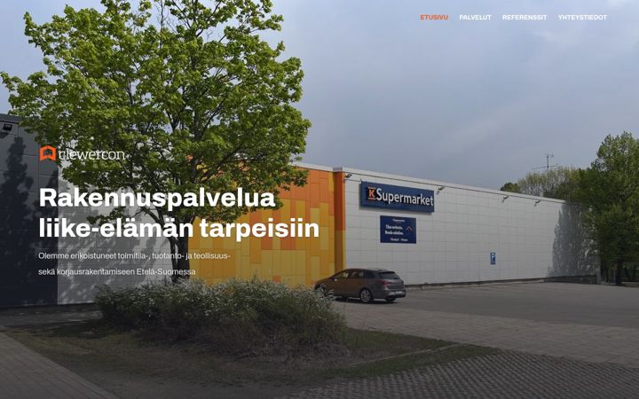 Screenshot von clewercon.fi