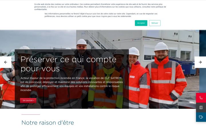 Screenshot of clf-satrem.com