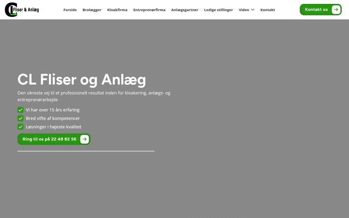 Screenshot of clfliseroganlaeg.dk