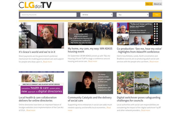 Screenshot of clgdottv.com