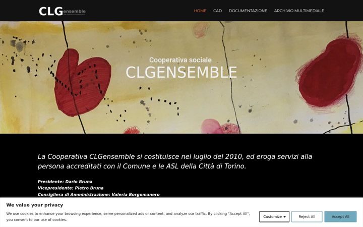 Screenshot of clgensemble.it