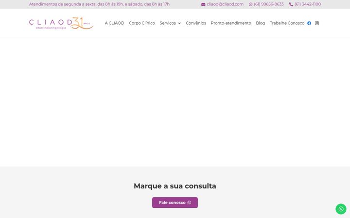 Screenshot of cliaod.com