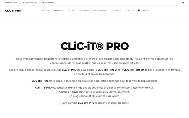 Ekraanipilt saidist clic-it-pro.eu