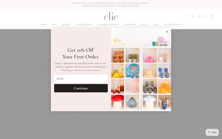 Screenshot of clic.com