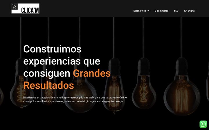 Screenshot of clicamweb.com