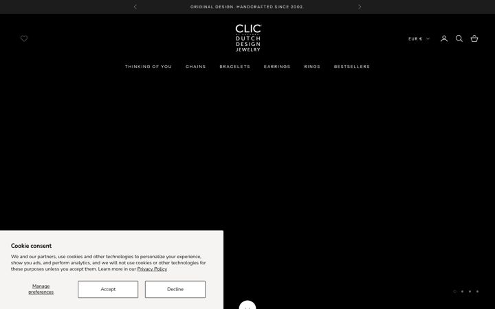 Screenshot of clicbysuzanne.com