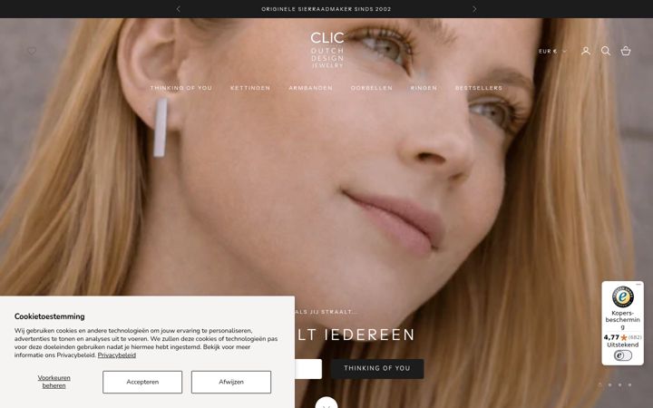Screenshot of clicbysuzanne.nl