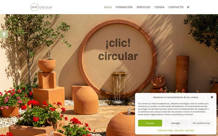 Screenshot of cliccircular.com