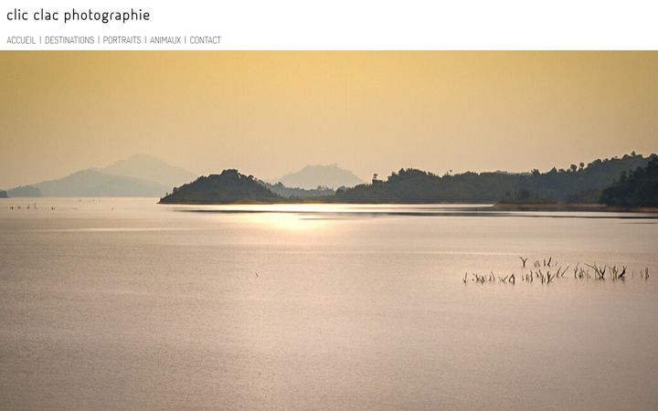 Screenshot of clicclacphotographie.com