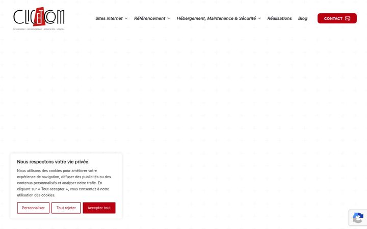 Screenshot of clicetcom.fr