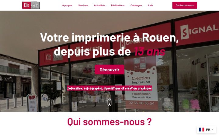 Screenshot of clicetcopie.fr
