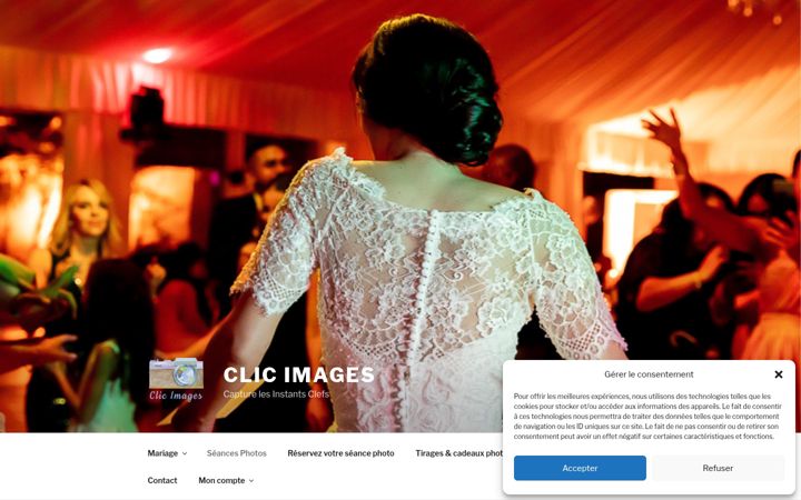 Snímek obrazovky clicimages.fr