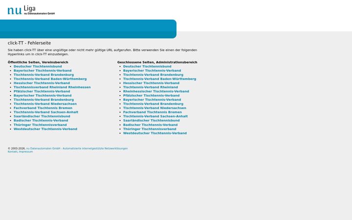 Screenshot of click-tt.de