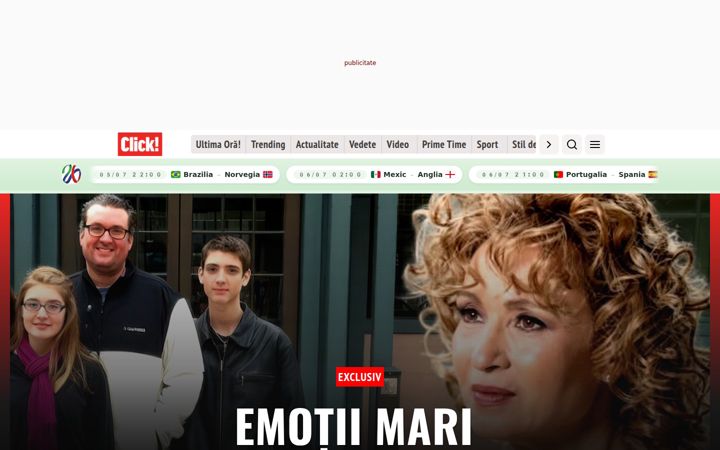 Screenshot of click.ro