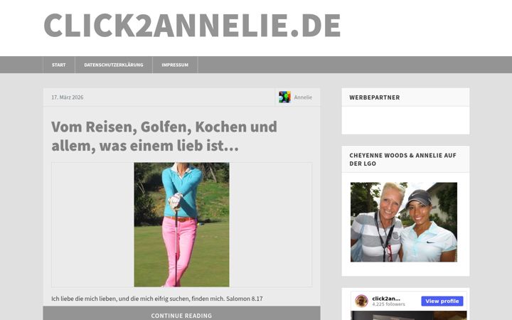 Screenshot of click2annelie.de