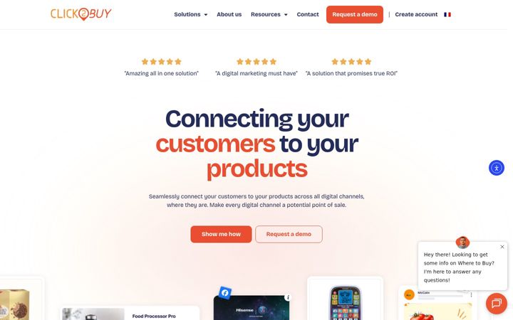 Screenshot of click2buy.com