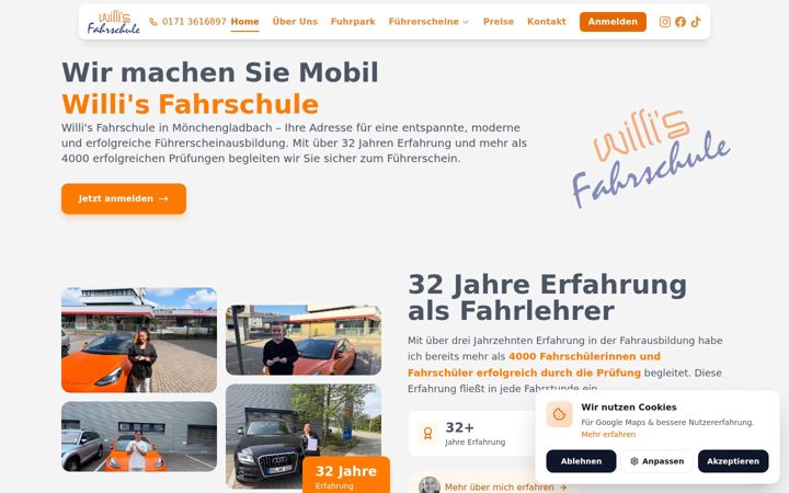Screenshot of click4drive.de