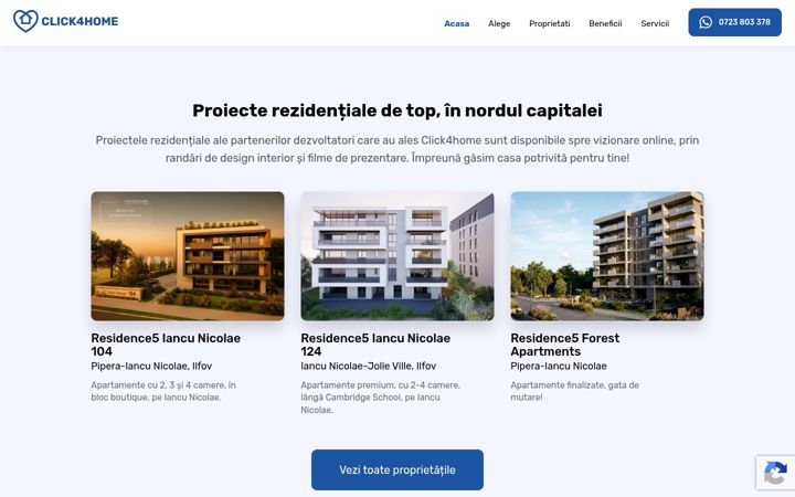 Zrzut ekranu click4home.ro