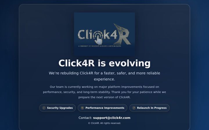 Zrzut ekranu click4r.com