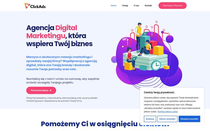 Screenshot of clickads.pl