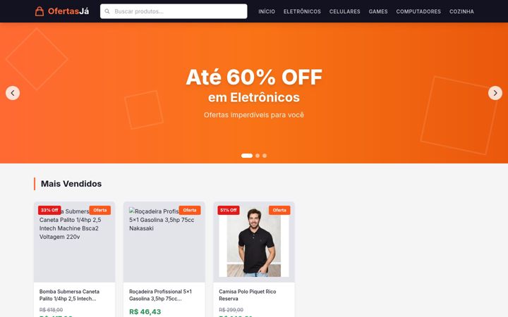Screenshot of clickafiliado.com.br