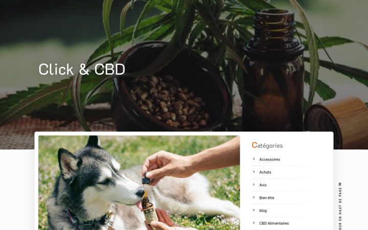 Screenshot of clickandcbd.fr