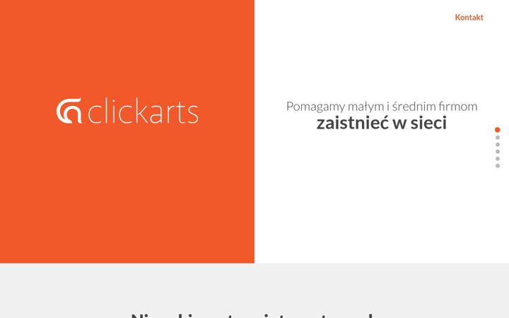 Screenshot of clickarts.pl