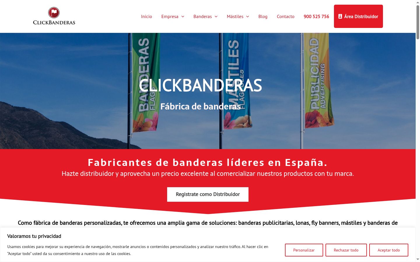 Screenshot tal-banner tal-kunsens muri qabel kwalunkwe interazzjoni