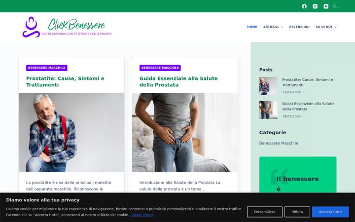 Screenshot of clickbenessere.it