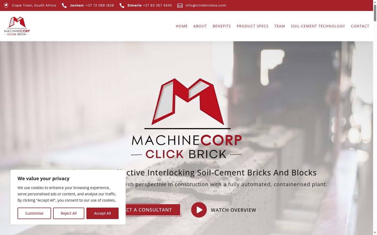 Screenshot tal-banner tal-kunsens muri qabel kwalunkwe interazzjoni
