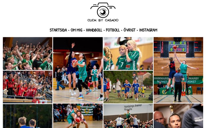 Screenshot of clickbycasado.se