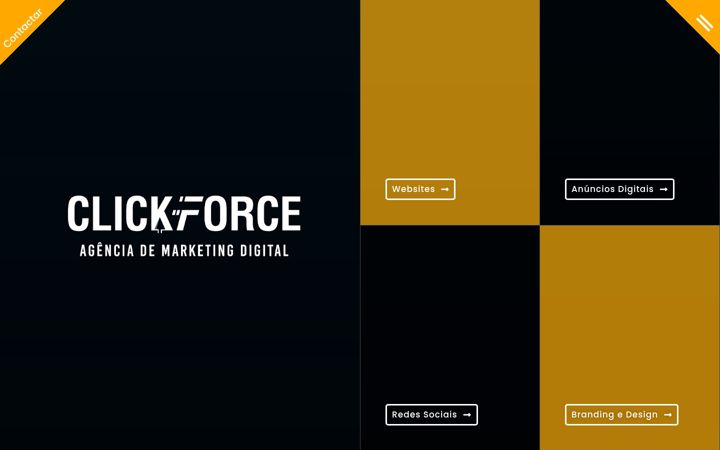 Posnetek zaslona clickforce.pt