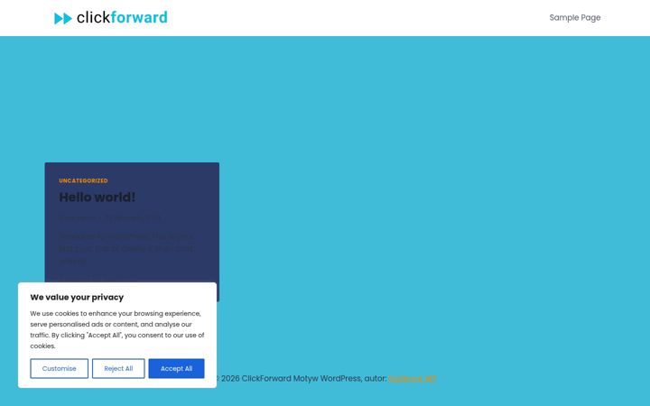 Screenshot of clickfwd.pl