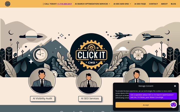 Screenshot of clickitcmo.com