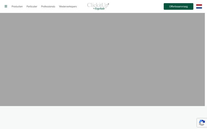 Screenshot van clickitup.nl