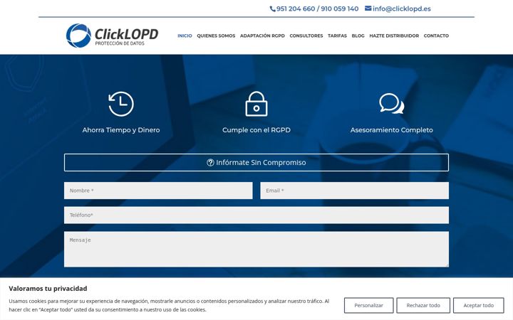 Екранна снимка на clicklopd.es