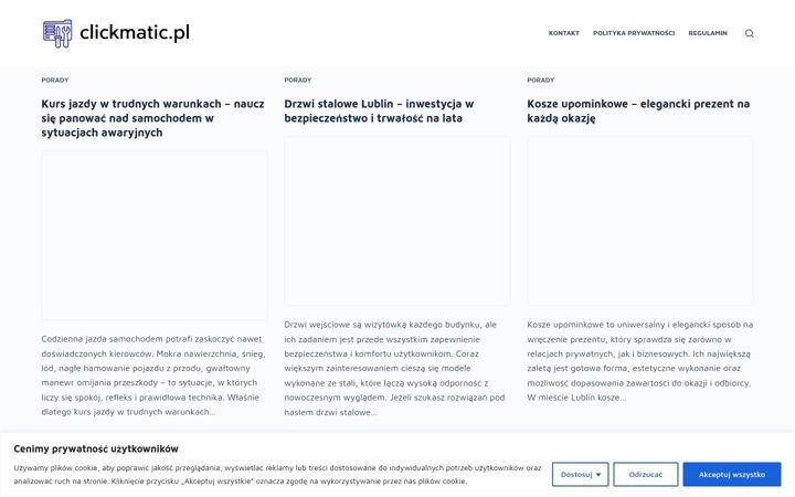 Screenshot of clickmatic.pl