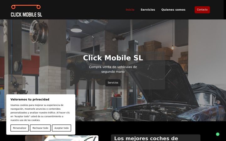 Екранна снимка на clickmobilesl.es