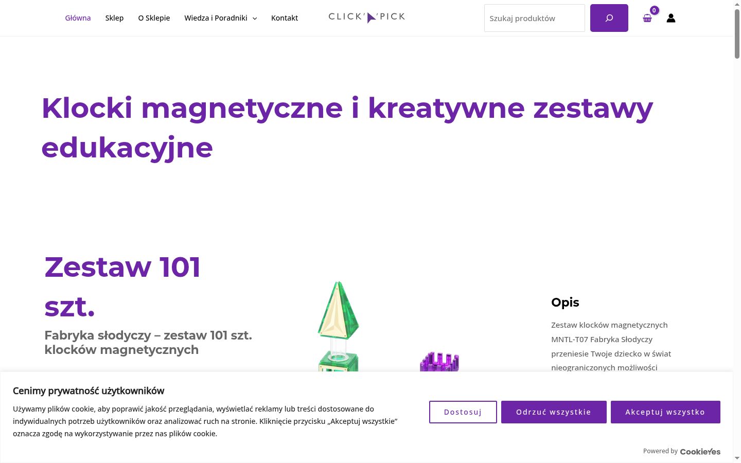Snímek obrazovky baneru souhlasu zobrazeného před jakoukoli interakcí