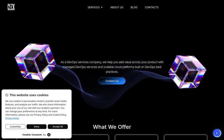 Screenshot of clickopsdigital.com