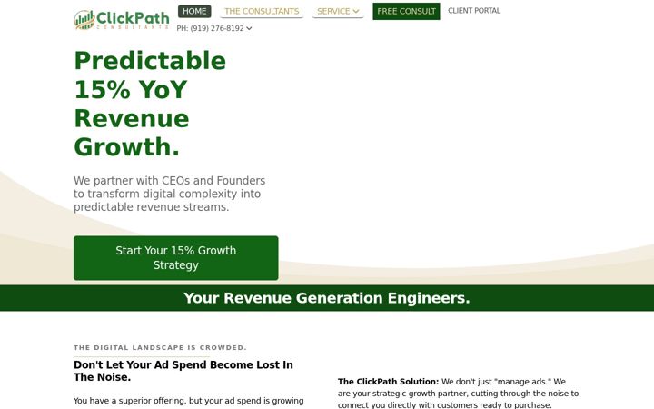 Screenshot of clickpathconsultants.com