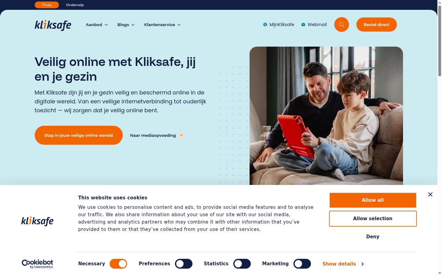 Sutikimo reklamjuostės, rodytos prieš bet kokią sąveiką, ekrano kopija