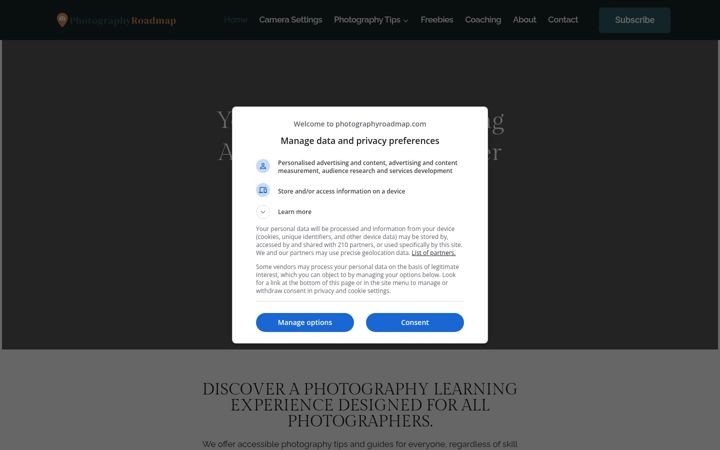 Screenshot of clicksandconfetti.com