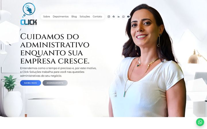 Screenshot van clicksolucoesadm.com.br