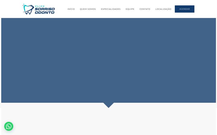 Screenshot of clicksorrisoodonto.com.br